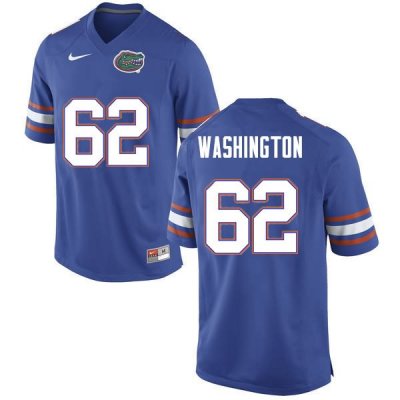 Men's Florida Gators #62 James Washington NCAA Nike Blue Authentic Stitched College Football Jersey QAB7462HX